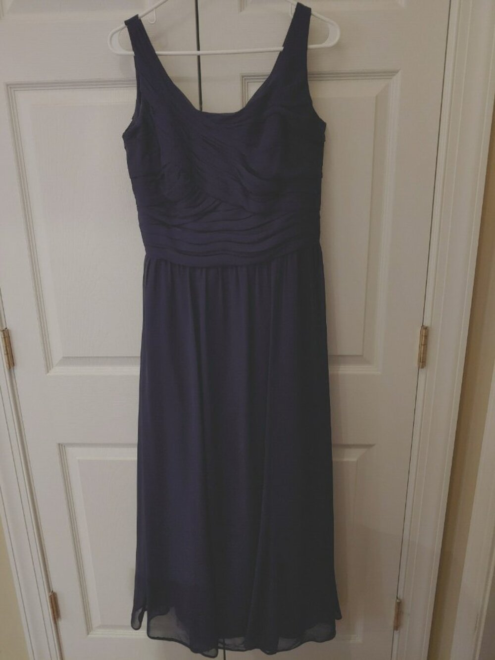 Women Lauren Ralph Lauren Evening Navy Blue Formal Long Prom Dress Size 12